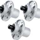 ILONPA 3 Pack 601804 Spindle Assembly Fits for Hustler Raptor SD Raptor Flip-Up BigDog C Series with 36" 42" 46" 48" 54" 60" inch Mower Deck, Replaces Spindle 607418