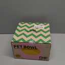 MS!MAKE SURE Cat Bowls, Adjustable Elevated Ceramic Cat Bowls with Anti-Slip Rubber Pad, Splash Guard, Lead & Cadmium Free, Whisker Friendly, for Puppies & Cats - 5.1" Wide, 295ML (10 oz), Pink