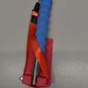 Long Handle Door Stopper Wedge - Heavy-Duty, Adjustable, Non-Slip Rubber Wedge, Extendable Handle for Seniors, Arthritis-Friendly, Fall Prevention, Works on All Floors, Stops Drafts, No-Bend Design (Red)