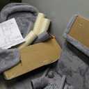 YUNIQUE Cat Tree with Cat Condo and Big Hammock, Grey (39.4'' Grey)