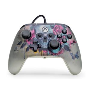 PowerA Advantage Plus Wired Controller for Xbox Series X|S - Bloom & Gloom, officially licensed, adjustable height thumbsticks, hall effect, mappable buttons, works with Xbox One and Windows 10/11 PC