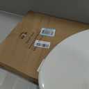 Bemis 7300SLEC Slow Close Toilet Seat, Easy Clean Hinges and Durable Plastic Seat, Made in USA, Elongated, White