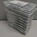 10 x 240Pieces M4-0.7mm Nylon Lock Nuts,SpzcdZa 304(A2-70) Stainless Steel LockNuts for Industrial and Construction Fasteners;Standard Metric Thread Nylock Nuts