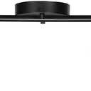 Globe Electric 59693 6-Light Foldable Track Lighting Kit, Matte Black Finish, Adjustable Heads, Bendable Arms, GU10 Base, Dimmable, Modern Industrial Style