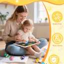 NewFamily Dustless Chalk for Kids-Non-Toxic Washable Sidewalk Chalk with Holder | Mess-Free Fun Play for Classroom & Home | Toddler-Friendly Outdoor Art & Blackboard Drawing (Blue)