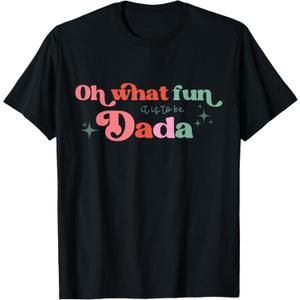 Oh What Fun It Is To Be Dada Christmas Family Matching Xmas T-Shirt. Size M