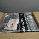 UERMEI 8x10 Area Rug Living Room Rugs - Washable Neutral Modern Abstract Soft Thin Rug Indoor Floor No Slip Rug Carpet for Bedroom Under Dining Table Home Office Decor - Grey/ Light Brown