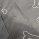 Waterproof Dog Bed Cover, Removable Dog Bed Covers Replacement Washable with Smooth Zipper, Indoor/Outdoor, Bone Print 22 x 35 x 3 Inch for Dog/Cat, Cover Only