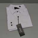 J.VER Men's Dress Shirts Stretch Long Sleeve Formal Shirt Solid Business Casual Button Down Shirts for Wedding Prom L