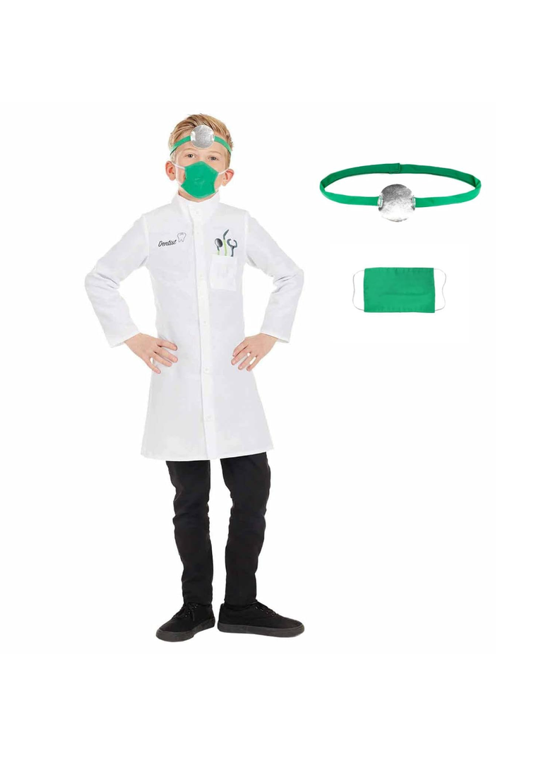 Kids Dentist Costume, Dentist Outfit for Boys and Girls, Fun Dental Role Play Dress-Up for Children
L