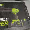 Sedeep Leaf Blower Cordless with Battery and Charger, 980, 000 RPM, Extended Nozzle, Lightweight Handheld Design, Blower for Patio Cleaning, car Blowing Water, Blowing Leaves and Dust