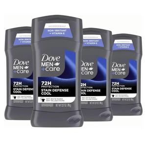 Dove Men+Care Antiperspirant Deodorant Cool Fresh 4 Count for a LongLasting Aqua Scent, with 72H Protection, 2.7 oz
