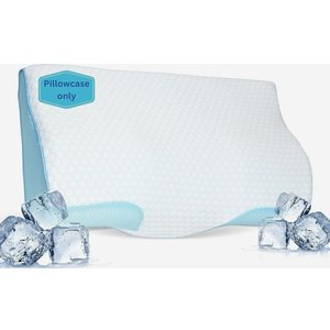 Derila Pillowcase | Designed to Keep Your Derila Memory Foam Pillow for snoring Relief Covered and Protected with This Crisp, Clean, White Pillowcase Made from Premium Materials