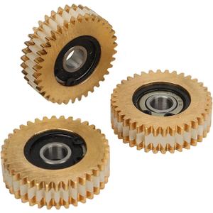 Honio Motor Gear Set, 38mm Electric Bike 36T Motor Gears 3Pcs Easy to Install Light Weight 36T for Electric Bike, Pocket Bike Sprocket Gear Motor Chain Wheel Freewheel Gear Motor