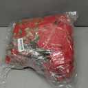 Hotop 12 Bundles Christmas Glitter Poinsettia Artificial Bushes 12.6 Inch Poinsettia Flowers Bushes Christmas Decorations Ornaments for Indoor Outdoor (Red,Red and Gold)