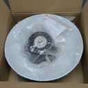 Semi Flush Mount Ceiling Light, Industrial Close to Ceiling Lighting Fixtures, Rustic Vintage Metal Black Ceiling Lamp for Kitchen Island Bedroom Hallway Farmhouse, 13in