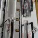 Island Light for Kitchen, 5 Lights Dining Room Lights Fixture with Clear Glass Shade, Matte Black and Gold Finish Pendant Lighting Over Table - ETL Listed