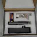 Digital Door Lock with Keypad Set - Fingerprint Door Lock with Keypad Set and 4 Keys - Digital Smart Locks for Front Door - Auto Lock - IP65 - High Security - Easy Install - Includes a Screwdriver (White Buttons)