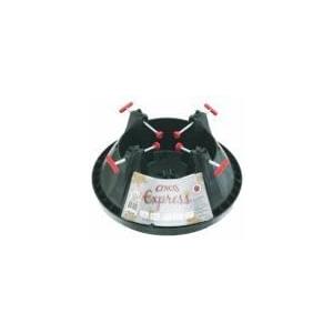 Cinco Plastic Black Christmas Tree Stand 10 ft. Maximum Tree Height