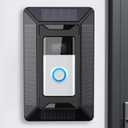 Solar Charger for Ring Doorbell, 2-in-1 with Mount Stand, Micro-USB & Type-C Charging Ports, Compatible with Ring Battery Doorbell (2024 Release) & Ring Video Doorbell (2nd Gen - 2020 Release)