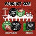 2 x Football Birthday Party Decorations Tableware, Football Party Supplies includes Foot ball Plates and Napkins for Tailgate Party Decorations Touchdown Decorations, 25 Guests
