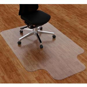 Amyracel Office Chair Mat for Hardwood Floor, 30 x 48 Clear Desk Chair Mat for Hard Floors, Easy Glide Floor Protector Mat for Office Chairs