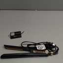 Crimper Hair Tool, Mini Hair Crimper for Women Heating up 390F, Waver Curling Iron with Europe UK Adapter Plug, Double Voltage Crimping Iron for All Style (9.5 Inch/1.5 Inch) (Black)