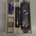 Oral-B iO Series 5 Rechargeable Electric Toothbrush with Visible Pressure Sensor to Protect Gums, 2 Minute Timer, 5 Cleaning Settings, 1 Replacement Toothbrush Heads, and Travel Case, Black