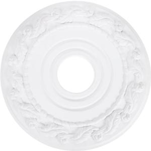 PATIKIL 16" OD x 3.74" ID PU Decorative Ceiling Light Medallion Cover White