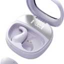 Sleep Earbuds for Side Sleepers - Noise Cancelling Headphones with Sleep Mode, Non-in Ear Design for Pain-Free All Night Comfort (Snow)