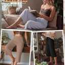 Neer 3 Pack Women Capri Pants Wide Leg High Waist Crop Lounge Sweatpants Loose Summer Casual Workout Pants with Pocket (Black, XL)