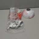 GLOBE Electric 52847 31.5 Inch Swing Arm Clamp-On White Desk Lamp with Nickel Accents, On/Off Rotary Switch, Book Reading Light, Home Essentials, Office Dcor, LED Bulb Compatible