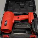 Leaf Blower Cordless with Battery and Charger,21V Electric Handheld Leaf Blower, 950000RPM Powerful Fan with Adjustable Speed, Lightweight Blower for Patio, Lawn, Blowing Leaves and Snow(Brick)