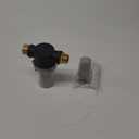 Twinkle Star Hose Filter Attachment Line Water Hose Filter with 100 Mesh and 40 Mesh Screen, 2Pcs O-Ring, Garden Hose Filter Pressure Washer Inlet for RV Camping Car Wash Water Hose