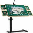 Puzzle Table with Drawers 1500 Pieces with 4 Drawers and Cover Puzzle Borad, Large