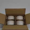 LE TAUCI Ramekins 4 oz Oven Safe for Creme Brulee, Charcuterie Boards Bowls for Souffle, Small Sauce Bowl, Ceramic Baking Dishes - 3.8 inch, Set of 4, Arctic White