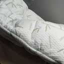 4 Inch Mattress Topper Memory Foam Cooling Bamboo King Size Back Pain