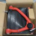 2-4" Lift Front Upper Control Arms for 2014-2018 Chevy Silverado GMC Sierra 1500, 2015-2018 Chevy Tahoe, Suburban 1500, GMC Yukon/Yukon XL, Escalade/ESV, 2 Replacement Ball Joints, Wrinkle Red