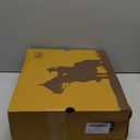 IUV Cowboy Boots For Men with Wide Square Toe Western Retro Boot Durable Classic Fashionable Embroidered Pull On Slip Resistant Boots (11, Black)