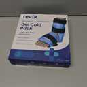 REVIX Ankle Ice Pack Wrap for Foot Pain Relief and Feet Injuries, Reusable Gel Ice Cold Packs for Achilles Tendonitis, Plantar Fasciitis, Sprained Ankles and Heels