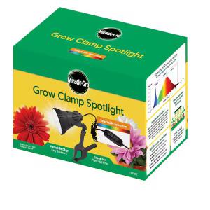 Miracle LED Almost Free Energy Clamp-On LED Grow Light Kit with Blue Spectrum Seeding & Starting Replacing 150W Clamp & Grow Anywhere