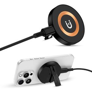 Magsafe Wireless Charger Fast Wireless Charging Pads Magnetic Wireless Phone Charger Stand Android Charging Station for S25 Edge S25 Ultra S24 S23 S22, iPhone 17 Pro Max 17 16 15