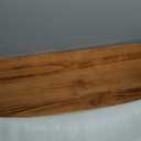 Industrial Rustic Wall-Mounted Table, Dining Table Desk, Pine Wood Wall-Mounted Bar Tables (40"X14")