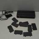 60W Charging Station for Multiple Devices, 10-Port USB Fast Charging Station with Adjustable Dividers - Device Organizer Charging Dock for iPhone, Android, iPad, Tablets & More (Black)