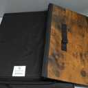 Storage Box with Lid, Set of 3, Foldable Fabric Box with Handles, Storage for Clothes, 16x12