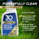 30 SECONDS Pro Mold and Mildew Stain Remover Scrub Free Brighter Results Instantly Ready To Use 32 Fl. Oz.