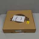 Pink Scalloped Charger Plates with Gold Rim, 13" Round Chargers for Dinner Plates, Set of 6 Plastic Plate Chargers for Weddings, Parties, Tabletop Decor.