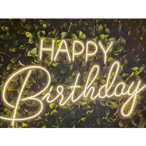 Ulalaza LED Neon Sign Night Light for Wall Party Dcor Bedroom Room Bar Wedding Home Birthday Art Decoration Christmas with USB Chain Light modulator 5v 16.5''*9.1''