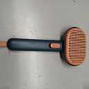 Aumuca Skin Friendly Self-Cleaning Slicker Brush for Dogs & Cats, Gentle Pet Grooming Tool for Shedding & Deshedding, Efficient Hair Remover for Long & Short Haired Pets