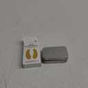 Reusable Under Eye Patches Eco-Friendly Wrinkle Patches with Tin Case | 100% Silicone Reusable Facial Patches | For Puffy Eyes, Dark Circles, Reducing Wrinkles (Gold)